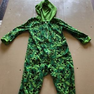 Kids Minecraft One Piece Pajamas